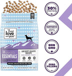 I and love and you Naked Essentials Ancient Grains Dry Dog Food - Chicken + Turkey - High Protein, Real Meat, No Fillers, 23lb Bag