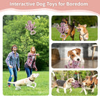 Squeaky Dog Toys, Octopus Dog Toy Interactive Tug of War Puppy Toy to Keep Them Busy(Purple)