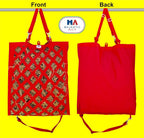 Majestic Ally Premium Nylon Hay Bag for Horses and Livestock, Simulates Grazing, Slow Feeding, Heavy-Duty PP Webbing,Quick-Adjust Straps, Small Hole for Digestion, Multiple Colors (Red)