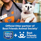 Fresh Step Simply Unscented Clumping Litter,Fresh Step Unscented Cat Litter with Activated Charcoal Technology,14 lb. Box,(Pack of 3)