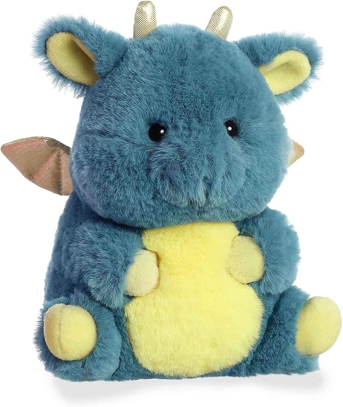 Aurora World Rolly Pet - 7"" Egan Dragon, Blue