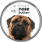 The Blissful Dog Bullmastiff Nose Butter for Dry, Cracked Skin, Lick-Safe Dog Nose Balm with Moisturizing Shea Butter, Almond, Olive, and Essential Oils, Pet Supplies, Uncented, 2 oz.
