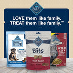 Blue Buffalo Bits Soft Dog Treats for Training, Made With Natural Ingredients & Enhanced with DHA, Beef Recipe, 11-oz Bag