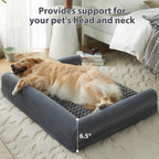 BFPETHOME Dog Beds for Large Dogs, Orthopedic Dog Bed for Medium Large Dogs,Big Waterproof Couch Pet Bed with Removable Washable Cover