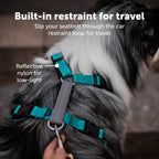 PetSafe 3 in 1 Dog Harness - No Pull Solution for Dogs - Reflective Dog Harness - Front D-Ring Clip Helps Stop Pulling - Comfortable Padded Straps - Top Handle Enhances Control - Black - Large