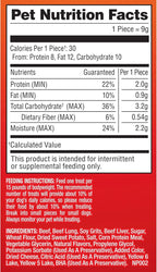 Pup-Peroni Dog Treats, Real Beef + Sweet Potato Mix Stix, 5.6 Ounce (Pack of 8)