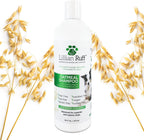 Lillian Ruff Calming Oatmeal Pet Shampoo for Dry Skin & Itch Relief with Aloe & Hydrating Essential Oils - Replenish Moisture & Deodorize - Tearless Dog Shampoo for Normal/Sensitive Skin (16oz)