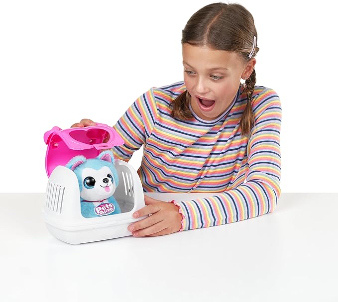 Pets Alive Pet Shop Surprise S3 Puppy Rescue (Yorkshire) by ZURU Surprise Puppy Plush, Ultra Soft Plushies, Compound Surprises Inside, Interactive Toy Pets, Electronic Speak and Repeat