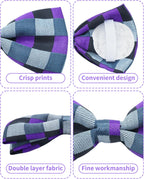 PET SHOW 5 Pack Pet Big Dogs Collar Embellishment Attachment Bow Ties for Medium Large Dogs Collar Charms Accessories Slides Bowties for Birthday Wedding Parties Assorted A Style