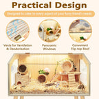 Prolee Hamster Cage with Legs, Guinea Pig Cages Chew Proof, Hamster House, Hamster Cages and Habitats, 40" L x 20" W x 47.6" H
