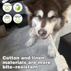 Dog Rope Toy, Rope Toys for Dogs Aggressive Chewers, for Large Dogs for Cleaning Teeth, Bite Resistant, 1 Pack
