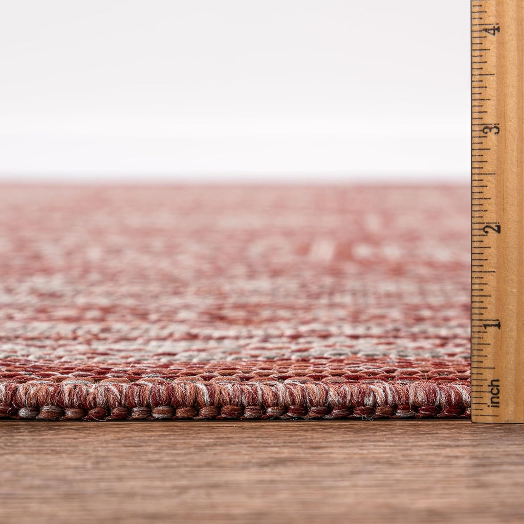 Keen Home Design Terrace Outdoor Throw Rug - 3x5 Washable Indoor/Outdoor Rug for Patio, Kitchen, Balcony, Beach, Garden, Deck and Porch, Size: 3'x5'