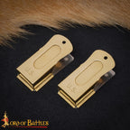 Lord of Battles Pack of 2 U.S. D-Day Paratrooper Brass Cricket Clicker – Historical Reenactment Signal Device – Military Replica with Authentic Click Sound