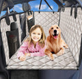 URPOWER Back Seat Extender for Dogs - Hard Bottom Dog Car Seat Cover Holds 400 lbs, Waterproof Dog Hammock Dogs Bed for Cars, SUVs & Small Trucks, Pet Backseat Protector with Mesh Window & Large Space