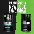 Animal Daily Greens Pill Packs - Kale, Wheat Grass, Alfalfa & More - Convenient Prebiotic and Probiotic Superfood Blend for Superior Digestion, Gut Health, and Immunity For Men & Women - 30 Day Supply