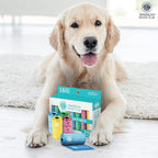 AKC Dog Poop Bags - Leak Proof Pet Waste Bags - 16 Refill Rolls - Lavender Scent - 240 Count (Puppy Print)