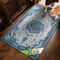 Hompet 2 Pack Super Absorbent Dog Door Mat for Muddy Paws, Washable Pee Pads for Dogs, Reusable Puppy Training Pads, Quick Dry Non-Slip Pet Entryway Rug, Leak-Proof Potty Pad for Indoor Floors 35x60