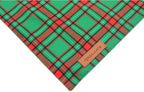Realeaf Christmas Dog Bandanas 2 Pack, Reversible Red Green Plaid Dog Scarf, Xmas Pet Bandana for Boy and Girl, Premium Durable Fabric, Holiday Check Bandana for Small and Medium Dogs Pets (Small)