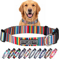 Lucky Love Dog - Adjustable Dog Collar with Easy Click Buckle for Large Ones, Durable, & Comfortable for Male & Female Dogs, Pet Collar for Puppies & Adult Dogs - Hippie, Large