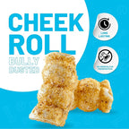 Sitka Farms Beef Cheek ROLL Bully Dusted 5-6 Inch (10 Count) Extra Thick Dog Chew Bones No Rawhide Sourced from Free Range Grass Fed/Healthy Teeth and Gums for Small Medium and Large Dogs