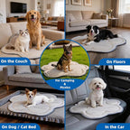 Dog Cooling Mat Self Coolings Foldable Cooling Pad for Dog in Summer Coolings Mat for Dogs and Cats Machine Washable (Dog Paw, X-Large-45 L x 41" W)