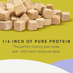 Crumps' Naturals Freeze Dried Beef Liver Mini Trainers, 3.7oz / 105g, Brown