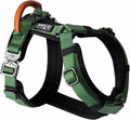 MADE TO ROAM Premium Explorer Harness - Y-Shaped Dog Harness with Adjustable Durable Nylon, Soft Padding, Metal Buckles and Leather Handle for Small, Medium, Large Dogs (Oregon Haze, Size 2)