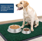 OLANLY Front Door Mat Indoor Outdoor Entrance, Waterproof Heavy Duty Doormat, Fade Resistant, Low Profile, Easy Clean Patio Porch Welcome Floor Mats for Entry, 71x23, Green