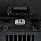 Heavy Duty Fully Collapsible Powder-Coated Aluminum Dog Crate - Small (Black)
