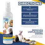 Waterless Shampoo for Small Critters - 8oz Fragrance Free, Cruelty Free Dry Shampoo - No Rinse for Pet Ferrets, Guinea Pigs, Hedgehogs, Sugar Gliders, Rabbits & Hamsters