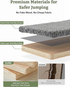 5-in-1 Cat Wall Shelves, Solid Wood & Velvet & Sisal Scratcher, 44lbs Max Load, Wall Mounted Cat Furniture for Climbers, Cat Climbing Wall System, Fits Drywall & Solid Walls - Light Gray