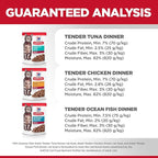 Hill's Science Diet Adult 1-6, Adult 1-6 Premium Nutrition, Wet Cat Food, Variety Pack: Tuna, Chicken, Ocean Fish Stew, 2.8 oz Pouch Variety Pack, Case of 12