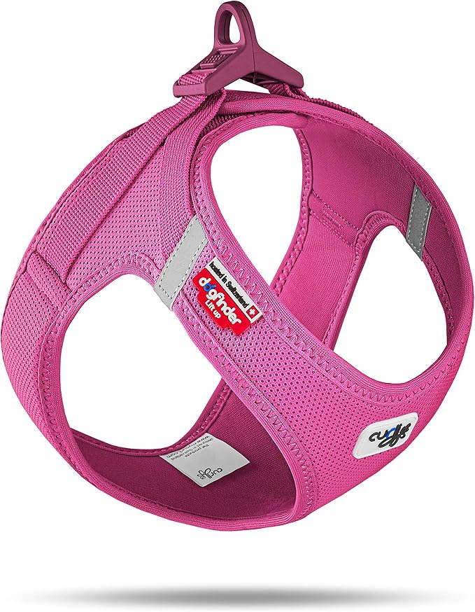 Vest Harness curli Clasp Air-Mesh Fuchsia M