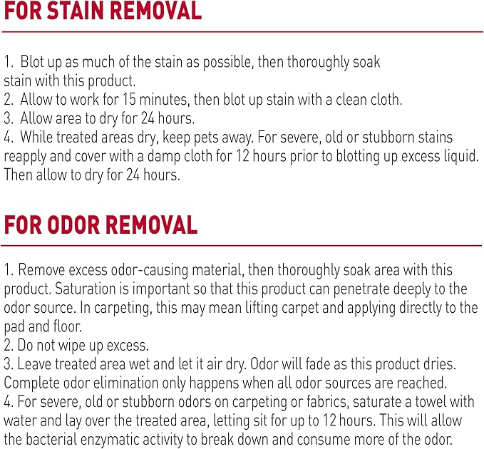 Nature's Miracle Dog Stain and Odor Remover, Everyday Mess Enzymatic Formula, 24 fl oz
