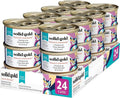 Solid Gold Wet Cat Food Shreds in Gravy - Healthy Canned Cat Food Made w/Real Chicken & Tuna Shreds, Vitamins & Minerals - Grain Free & Gluten Free Canned Meals for Cats & Kittens - 24ct/3oz Can