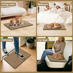 Bcoimo Super Absorbent Cat Door Mat, 24"*17" Anti Slip Mat for Muddy Paws, Pet Rugs for Dirty Paws Washable That Absorbs Moisture and Dirt, for Cat Cage and Pet Resting Carpet