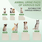 Washable Pee Pads for Dogs, 2 Pack Reusable Puppy Pads Dog Pads, Non-Slip Dog Pee Pads, Leakproof Pet Pee Pads Wee Wee Pads for Dogs. (Cream White, 40"x40"(Pack of 2))