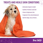 Pet MD Micoseb-CX Topical Shampoo for Dogs, Cats, & Horses with Miconazole - 12 oz