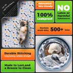 Hompet Washable Pee Pads for Dogs, 51"x33", 2-Pack Thick Heavy Absorbency Reusable, Non-Slip, Green, Pet Training Pads for Puppy Playpen, Crate, Potty, Floor, Bed, Sofa