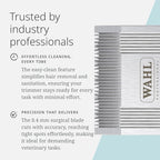 Wahl Pro Animal Easy Clean Trimmer Blade - Replacement Cat & Dog Grooming Clipper Blade - Compatible with Vetiva Mini & BravMini+ - 0.4 mm Cut Length