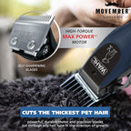 Wahl Power Pro Lithium Ion Rechargeable Cordless Dog Grooming Kit - Heavy Duty Cordless Electric Dog Clippers for Grooming The Thickest Coats - Model 3024675