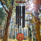 Wind Chimes for Outside,Outdoor Wind Chimes for Mother & Grandma - Large Garden Hanging Decor with Tree of Life Engraving, Perfect for Yard, Home, Christmas, Birthdays