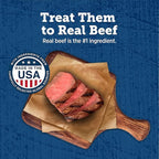 Blue Buffalo True Chews Premium Morsels Dog Treats, Made in The USA with Natural Ingredients, Steak, 10-oz Bag