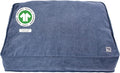 Molly Mutt Dragonstone Dog Bed Duvet Cover, GOTS-Certified 100% Cotton Canvas Cover for Dog, Puppy, or Cat Bed, Durable, Washable, and Free of Harmful Chemicals, Medium/Large, 27"x36"x5", Blue
