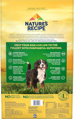 Nature’s Recipe Grain Free Large Breed Chicken, Sweet Potato & Pumpkin Recipe Dry Dog Food, 24 lb. Bag