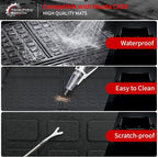 Cargo Mat Compatible with 2023 2024 2025 2026 Mazda CX50 Trunk Mat Trunk Liner Cargo Liner TPE All Weather Back Seat Cover Protector 2024 CX-50 Accessories (Trunk Mat+Backrest Mats)