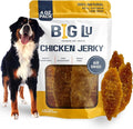 Big Lu Chicken Jerky Dog Treats – Premium Natural Air-Dried USA Chicken Breast for Dogs, High Protein, Grain-Free, No Additives or Preservatives, 4oz
