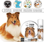 The Blissful Dog Collie Nose Butter for Dry, Cracked Skin, Lick-Safe Dog Nose Balm with Moisturizing Shea Butter, Almond, Olive, and Essential Oils, Pet Supplies, Uncented, 2 oz.