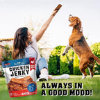 Chicken Jerky Dog Treats 1.5 Lb - Human Grade Pet Snacks & Grain Free Meat - All Natural High Protein Dried Strips - Best Chews for Training Small & Large Dogs - Bulk Soft Pack Made for USA
