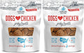 Farmland Traditions Dogs Love Chicken Jerky Dog Treats with Only 3 Ingredients and No Fillers, 1 Pound Bag (Pack of 2)